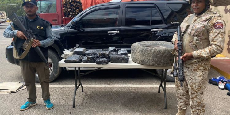 CESFRONT decomisa 44 libras de presumible marihuana en Pedernales