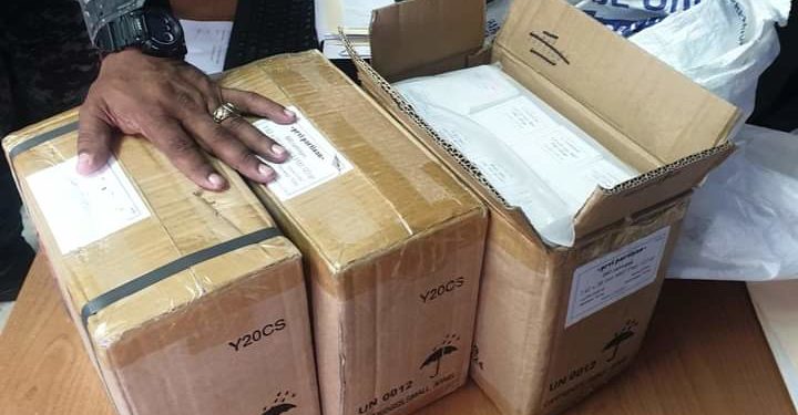 Autoridades ocupan cargamento con miles de municiones para fusiles en Elías Piña