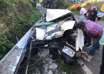 Dos heridos en accidente de tránsito en Sabana Grande de Boyá, Monte Plata