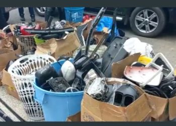 Policía recupera más de mil accesorios de vehículos que habían sido robados