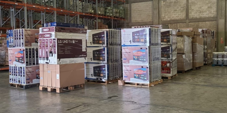 DGA: Tecnología de Rayos X en Haina detecta millonario contrabando de televisores a un mes de su implementación