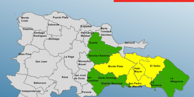 El COE emite alerta para 10 provincias