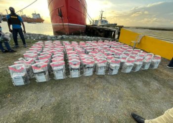 Ocupan 659 paquetes presumiblemente cocaína en Peravia; detienen a dos dominicanos y un colombiano