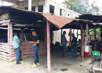 Desconocidos vestidos de militares atracan carnicería y se llevan un cerdo en Rancho Viejo la Prenda