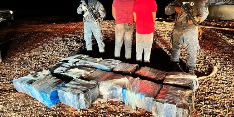 Arrestan dos dominicanos con 430 paquetes presumiblemente cocaína próximo a Isla Beata