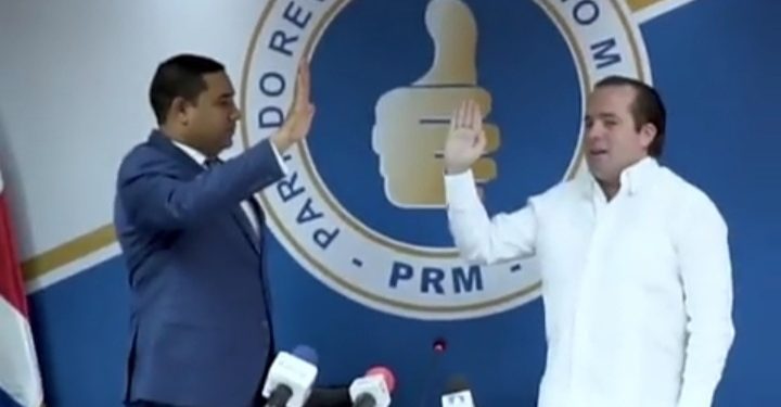 Paliza juramenta en el PRM a exmiembro del Comité Central del PLD
