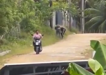 Policía captura en Nagua a un hombre golpeó a una mujer. El caso fue divulgado en redes sociales