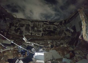 Se derrumba techo del CODIA