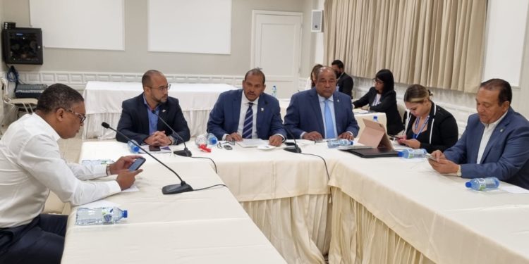 Comisión de asuntos Fronterizos del Senado se reúne con Erodis Cruz