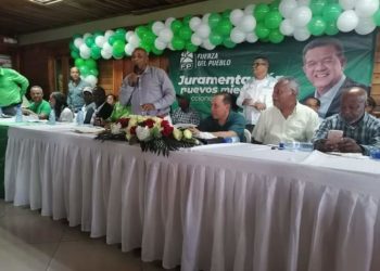 La Fuerza del Pueblo continúa realizando múltiples juramentaciones en la provincia Monte Plata