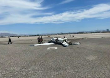 Cuatro muertos tras chocar en el aire dos avionetas en un aeropuerto de Las Vegas