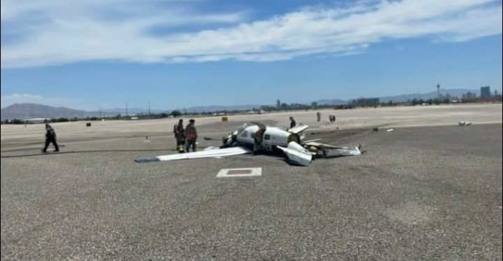 Cuatro muertos tras chocar en el aire dos avionetas en un aeropuerto de Las Vegas