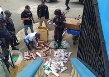 Ocupan cigarrillos y medicamentos durante allanamientos en Sábana Grande de Boyá