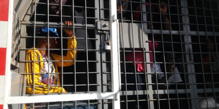 Migración recoge indocumentados en Sánchez Ramírez