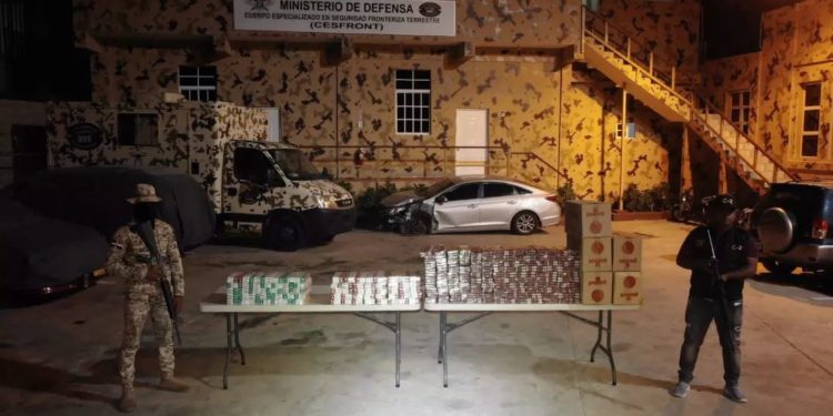 CESFronT decomisa 68,000 unidades de cigarrillos en Dajabón