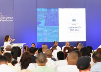 Gloria Reyes presenta logros y proyectos del Gobierno en el municipio de Santo Domingo Oeste