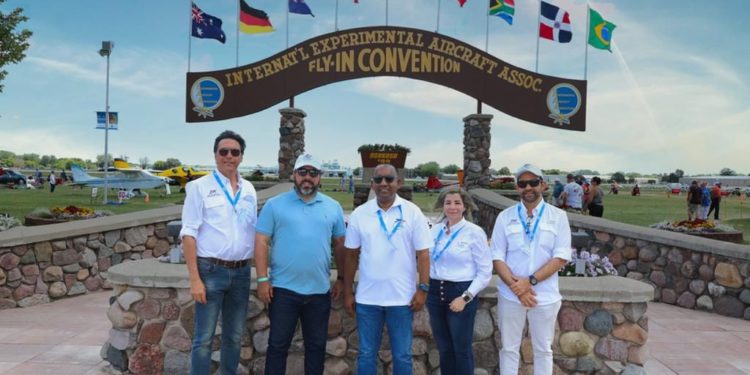 Bandera dominicana ondea por primera vez entre países anfitriones en feria de aviación en EE.UU