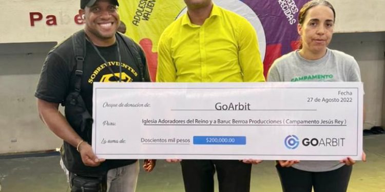 Fundación Adoradores del Reino realiza campamento y compañía Goarbit apoyan niños de escasos recursos