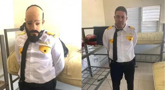 Apresan hombre intentó atracar con una máscara negocio de préstamos en Moca