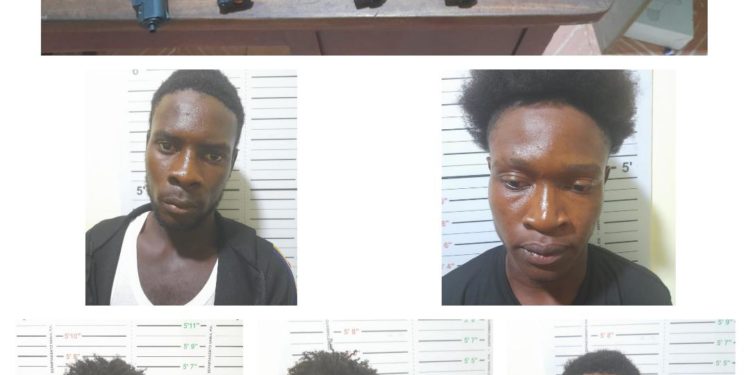 Arrestan cinco haitianos con pistolas de juguete en Hato Mayor del Rey