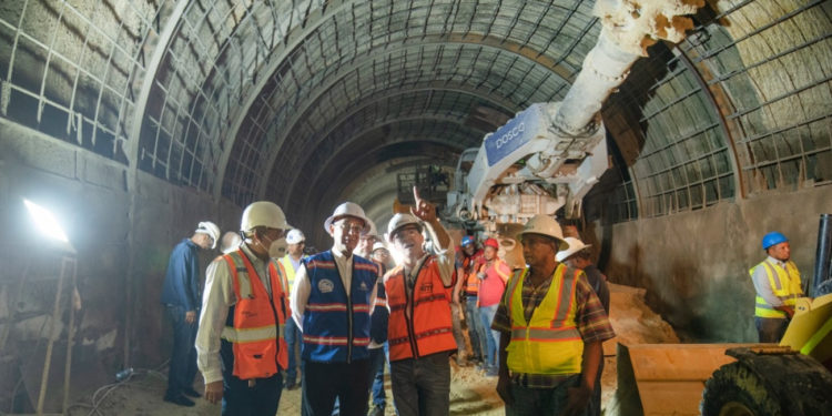 OPRET informa sobre los nuevos avances en proyecto del Metro hacia Los Alcarrizos; proceso de tunelación sobrepasa los 100 metros