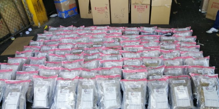 Ocupan 220 paquetes de marihuana en tanque en el Puerto de Haina procedente de EEUU