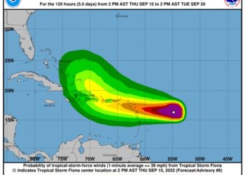 Onamet mantiene vigilancia por tormenta Fiona