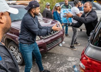 Juventud del PRM lleva ayuda a personas afectadas por huracán Fiona