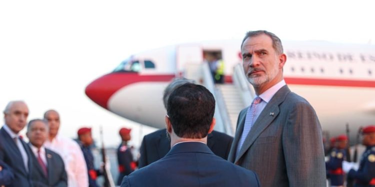 Rey de España y presidente de Chile serán recibidos por el presidente Abinader este viernes en el Palacio Nacional