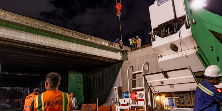Obras Públicas acelera trabajos solución vial en el KM 9 de la autopista Duarte