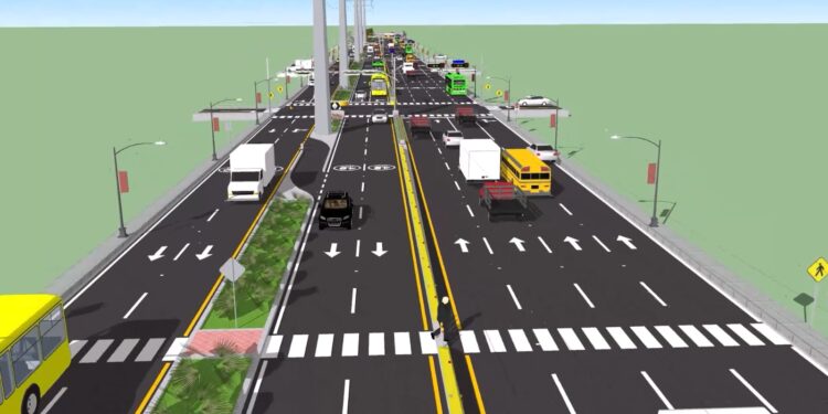 MOPC informa eleva de 9 a 21 los cruces para peatones en la ampliación de la autopista de San Isidro