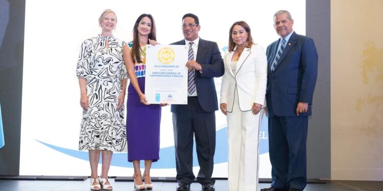 La DGCP obtuvo sello de oro Igualando RD para el sector público