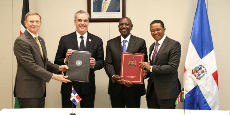 Presidente Abinader define a Kenia como un nuevo amigo de República Dominicana