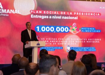 Presidente Abinader anuncia bono navideño de 1500 pesos para 2.5 millones de dominicanos; también se entregarán RD$ 27 mil millones en regalía pascual