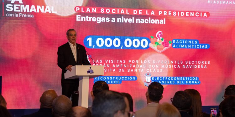 Presidente Abinader anuncia bono navideño de 1500 pesos para 2.5 millones de dominicanos; también se entregarán RD$ 27 mil millones en regalía pascual
