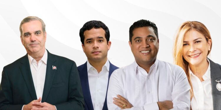 Luis Abinader, Omar Fernández, Kelvin Cruz y Carolina Mejía favoritos para ganar, según encuesta ACD Media.