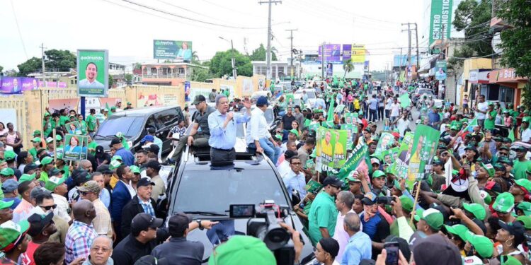 Leonel encabezará marchas-caravanas este domingo en el Distrito Nacional y SDE