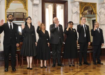 Vicepresidenta Raquel Peña juramenta los nuevos jueces del Tribunal Constitucional