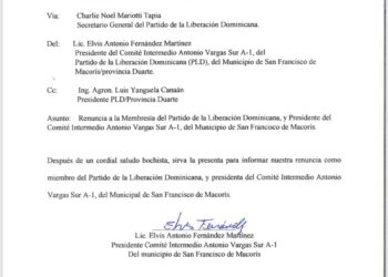 Se desmorona Alianza Rescate RD en San Francisco de Macorís: continúan las renuncias en el PLD 