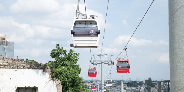 Opret informa línea 1 del Teleférico de Santo Domingo está cerrada hasta Domingo de Resurrección por mantenimiento