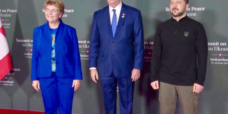 Presidente Abinader proyecta su liderazgo en Centroamérica y el Caribe en Cumbre Sobre La Paz en Ucrania