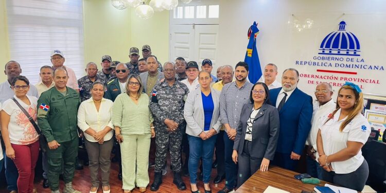 Autoridades de San Cristóbal fortalecen planes de seguridad y coordinación interinstitucional para proteger la provincia