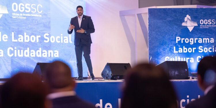 Senador Gustavo Lara Salazar da inicio al «Programa de Labor Social y Promoción de Cultura Ciudadana»