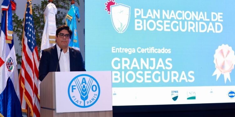 Representante de la FAO en RD felicita al presidente Abinader por avances significativos del país en reducción de niveles de subalimentación de 8,7% en 2020 a 4,6% en 2024
