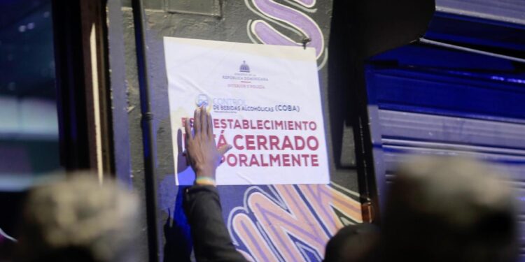 COBA interviene 13 establecimientos y cierra 4 en el Gran Santo Domingo