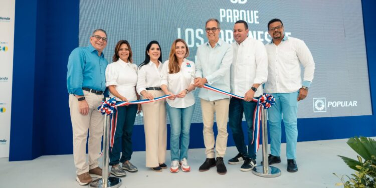 Banco Popular y ADN inauguran parque Jardines Los Cerezos