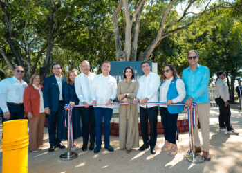 Banco Popular, Primera Dama, MICM y Alcaldía de Santiago inauguran parque Benito Juárez&nbsp;