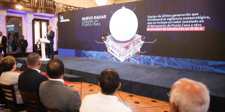 Presidente Abinader informa Gobierno cuenta con dos Radares Doppler para plan contingencia ante temporada ciclónica 2025 y que está en proceso de instalación de un tercero en el AILA