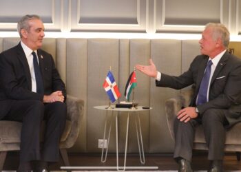 Presidente Abinader y el Rey de Jordania sostienen reunión bilateral