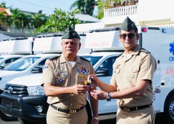 MINISTERIO DE DEFENSA ENTREGA PRIMERA PARTIDA DE AMBULANCIAS ENSAMBLADAS POR LA INDUSTRIA MILITAR DOMINICANA
